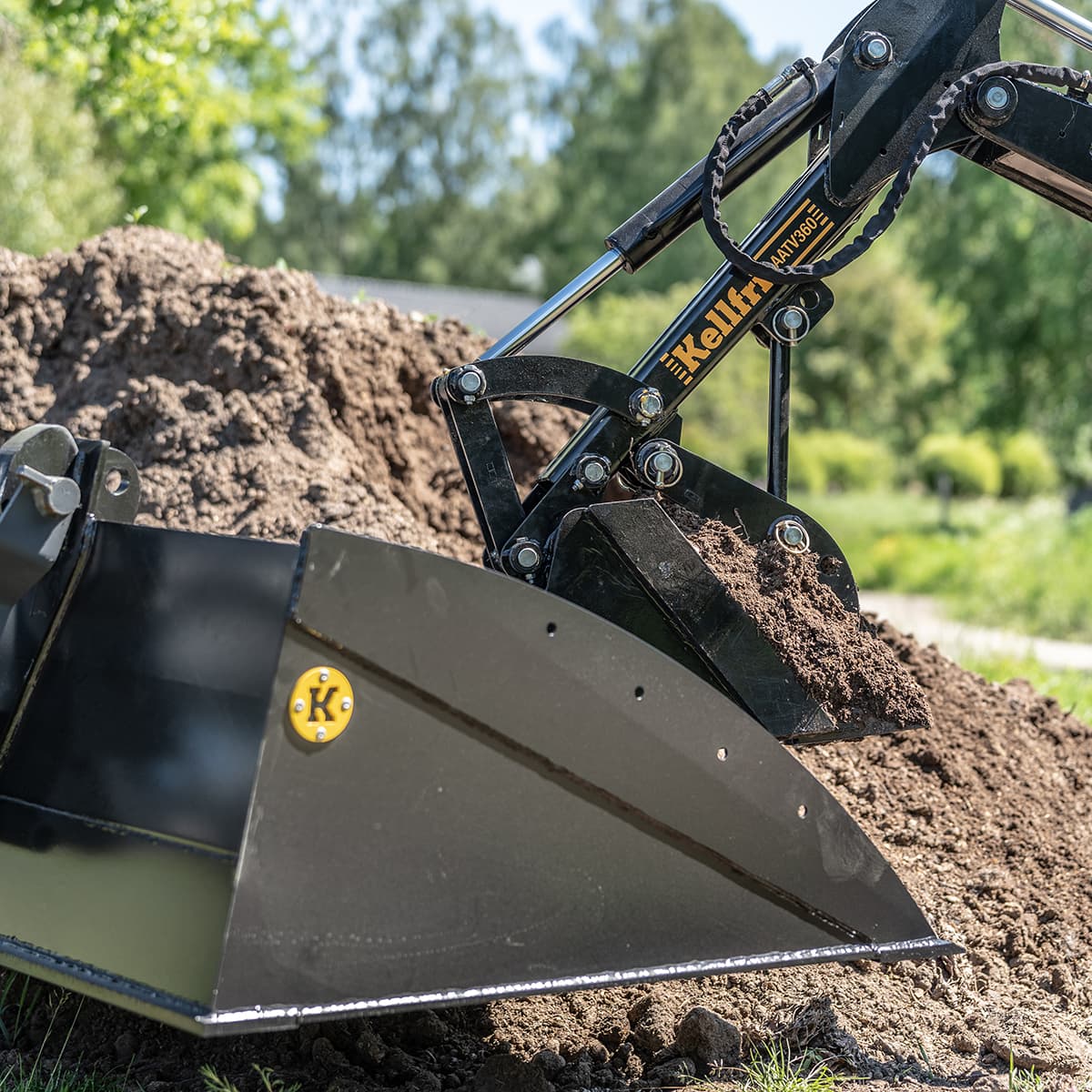 Backhoe Digger 360° ATV Kellfri